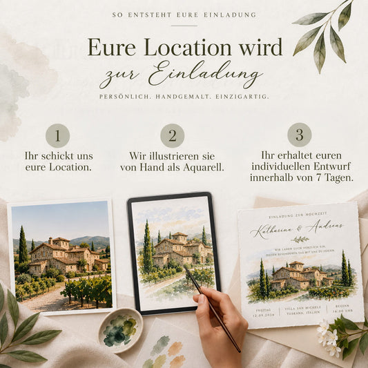 Eure Traumhochzeit verdient eine besondere Einladung.