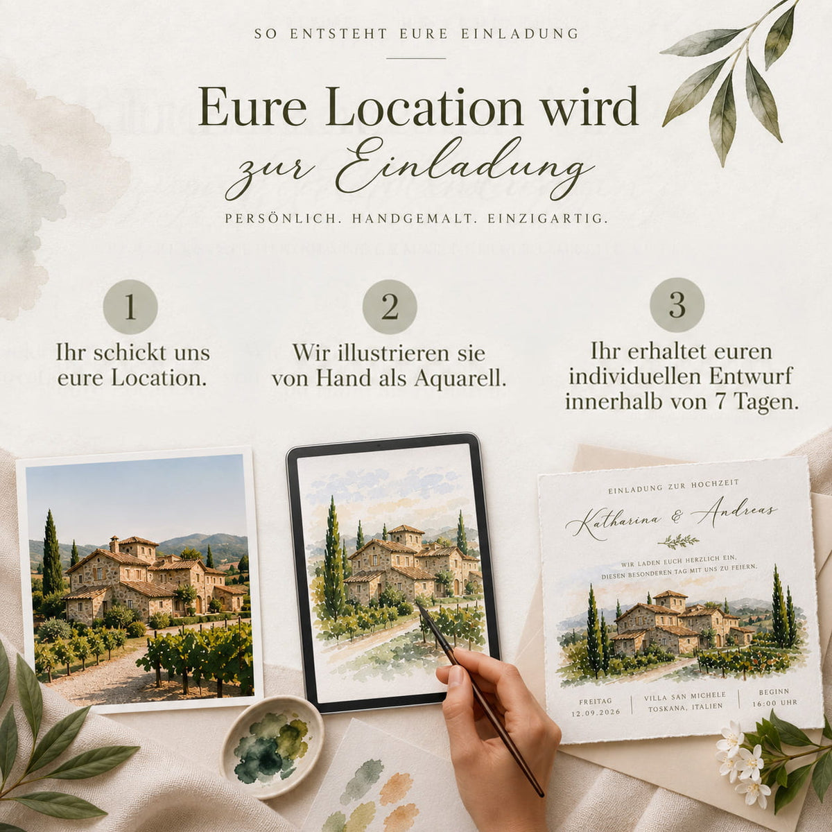 Eure Traumhochzeit verdient eine besondere Einladung.