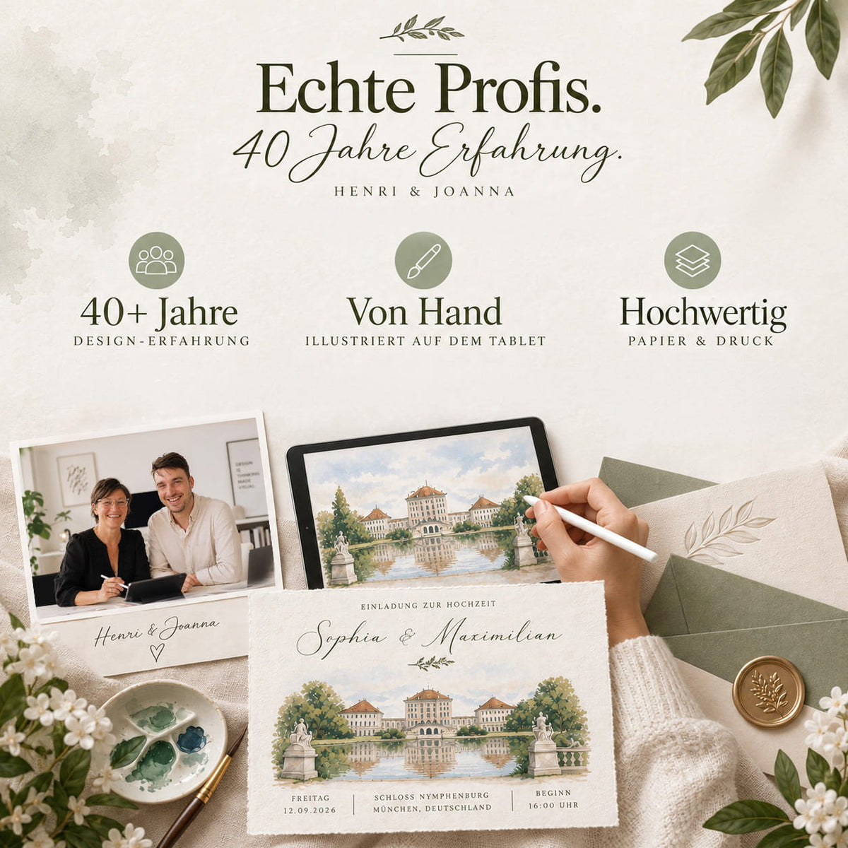 Eure Traumhochzeit verdient eine besondere Einladung.